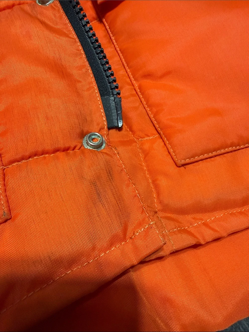 Vintage Mustang Survival Floater Flotation Vest Orange Adult Small Gorpcore